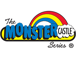 The Monster Castle Series Logo for Rainbow Play Systems