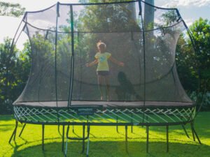O92 Large Oval Springfree Trampoline